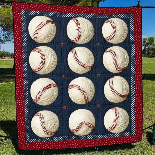 In the Ballpark Quilted Blanket NCU0TH1460