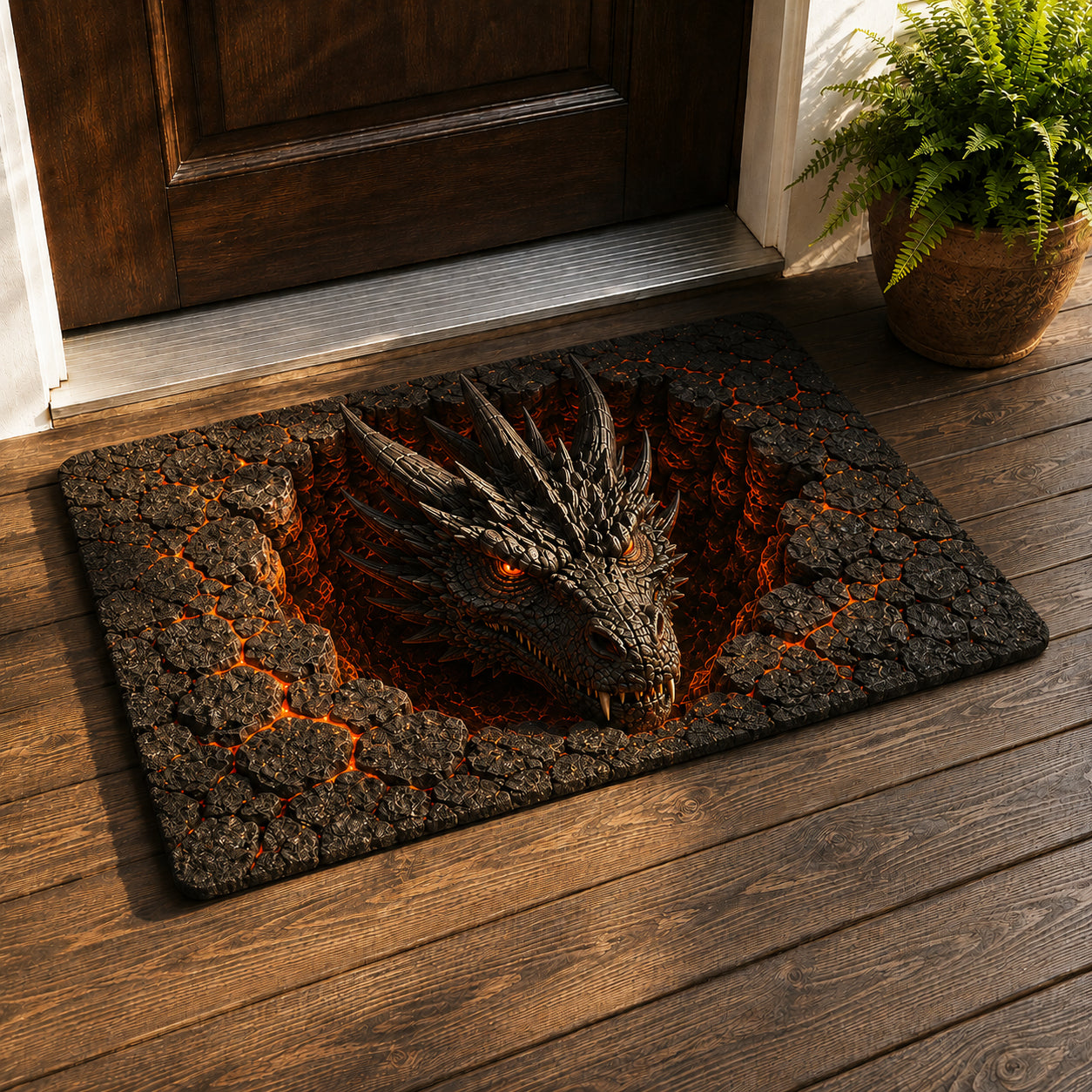 Inferno Dragon Doormat NCU0DV9985