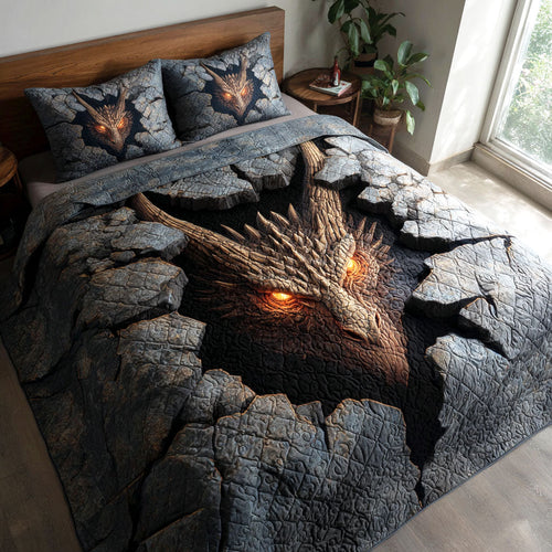 Inferno Breaker 3-Piece Quilted Bedding Set NCU0TV1347