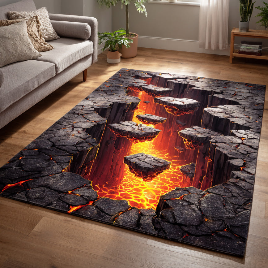 Inferno Steps Area Rug NCU0TV1673