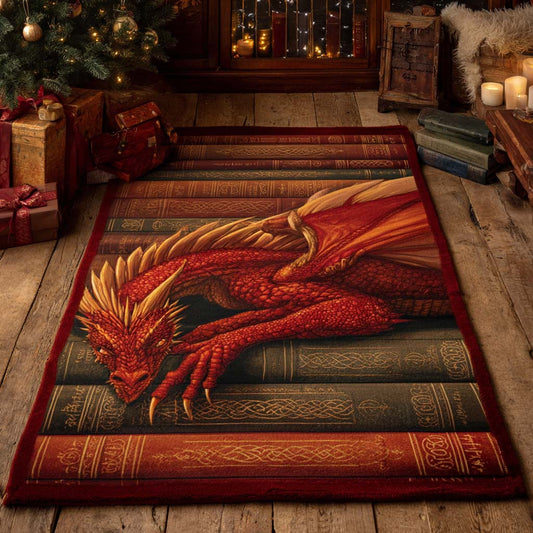 Inferno Tome Dragon Area Rug NCU0XD2164