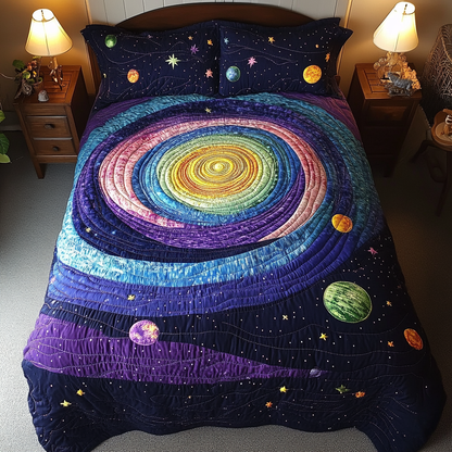 Infinite Sky 3-Piece Quilted Bedding Set NCU0DK4481