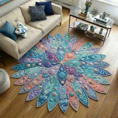 Infinite Spiral Custom Shape Area Rug NCU0PT11668