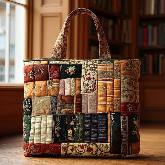 Ink and Paper Quilted Tote Bag NCU0PT8138