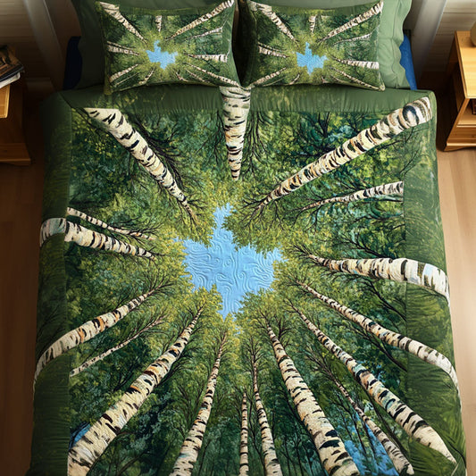 Into the Sky 3-Piece Quilted Bedding Set NCU0NT6438