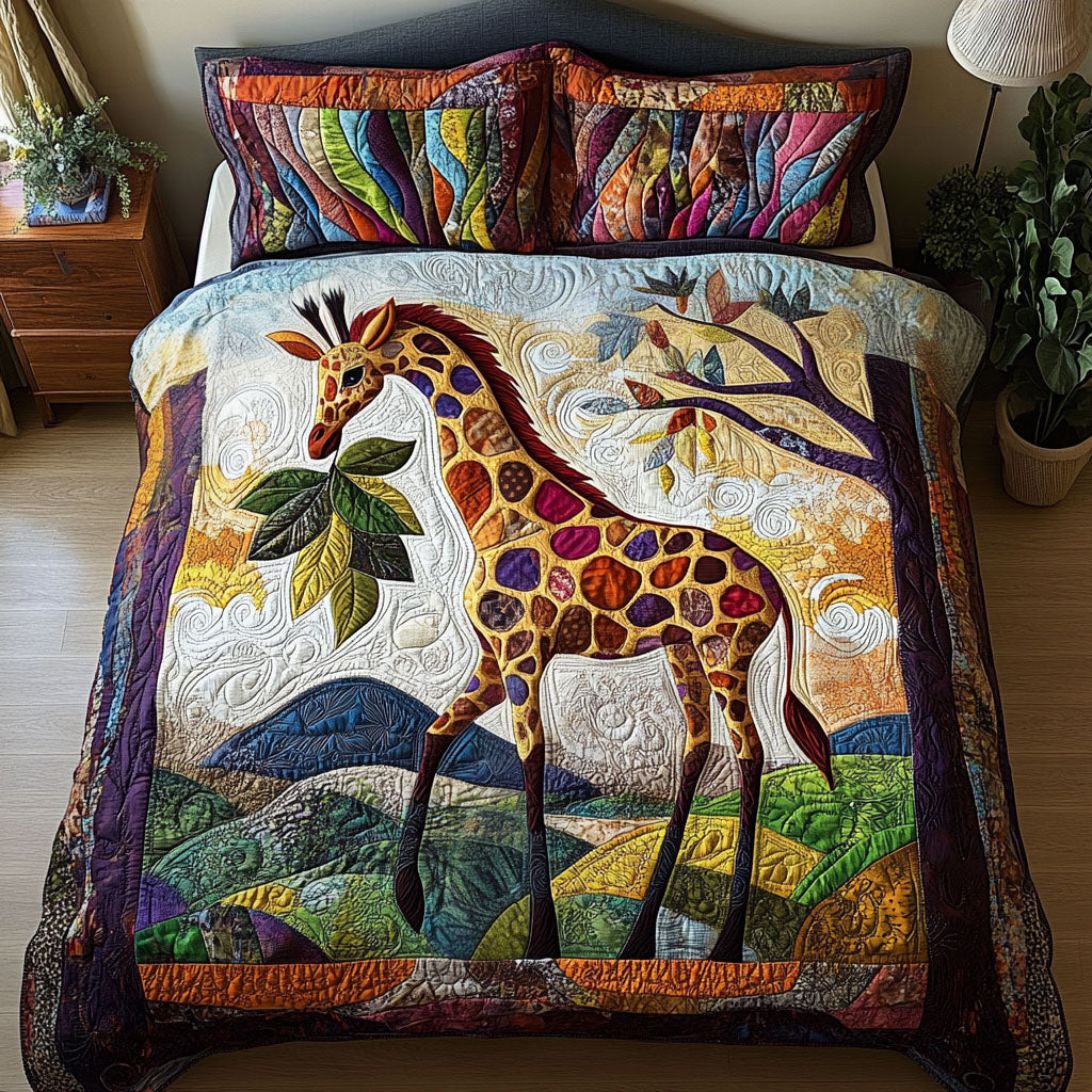 Into the Wild 3-Piece Quilted Bedding Set NCU0PT4354