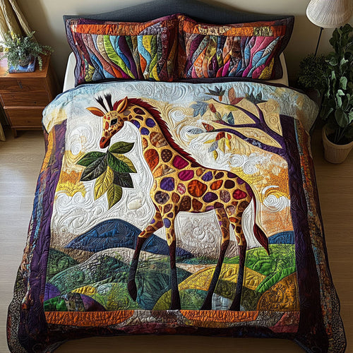 Into the Wild 3-Piece Quilted Bedding Set NCU0PT4354