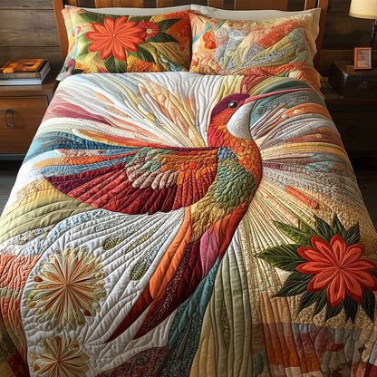 Iridescent Beauty 3-Piece Quilted Bedding Set NCU0PT3612