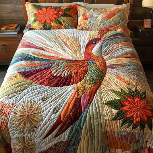 Iridescent Beauty 3-Piece Quilted Bedding Set NCU0PT3612