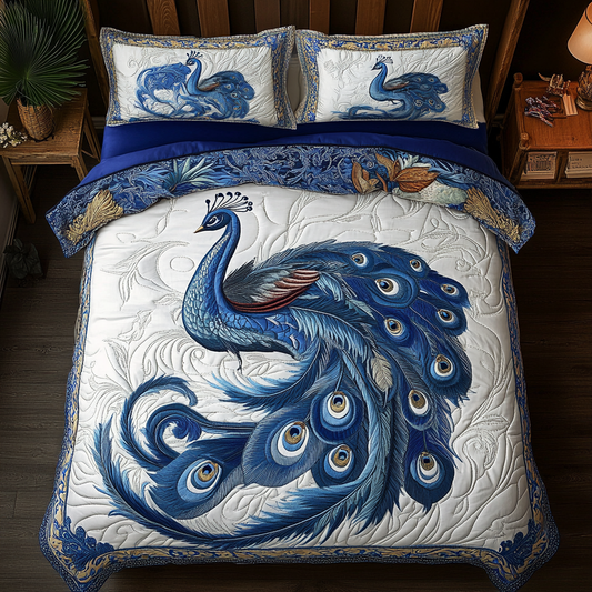 Iridescent Charm 3-Piece Quilted Bedding Set NCU0DK5358