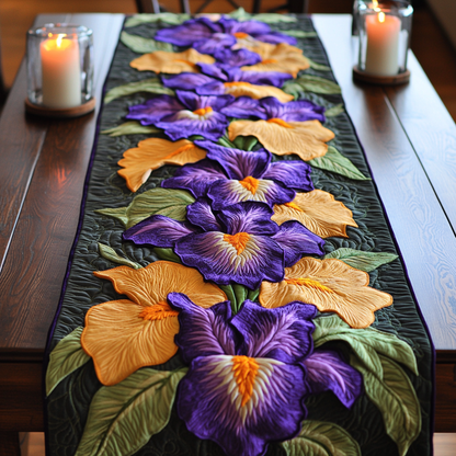Iris Whispers Quilted Table Runner NCU0VH4698