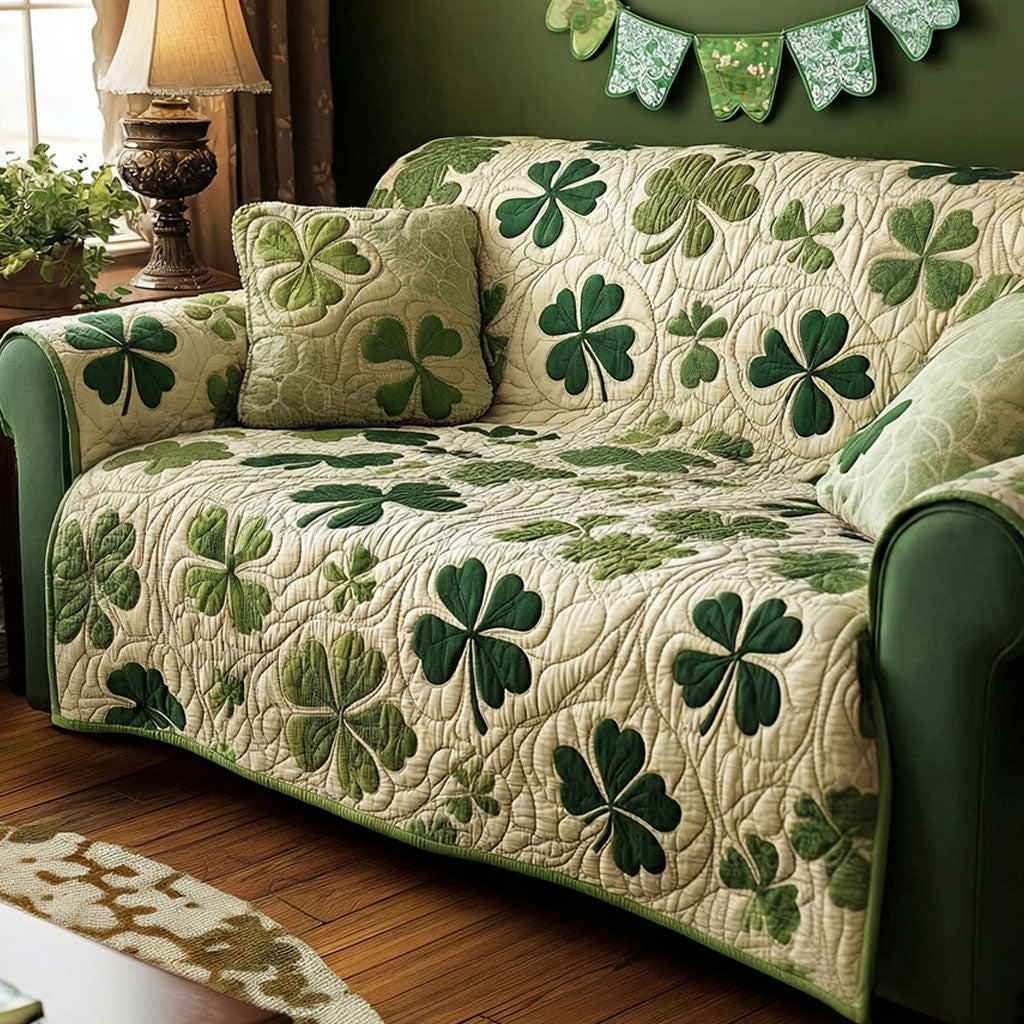 Irish Cozy Quilted Sofa Cover NCU0NT12030
