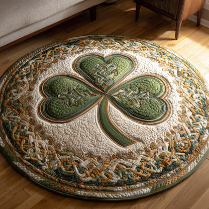 Irish Heritage Crest Quilted Round Mat NCU0HH1703