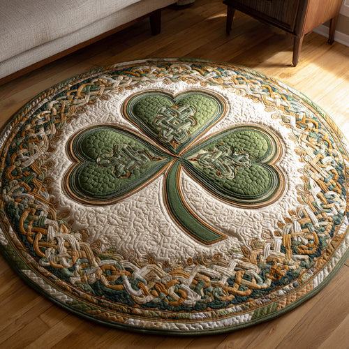 Irish Heritage Crest Quilted Round Mat NCU0HH1703