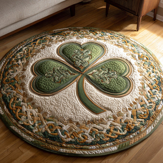 Irish Heritage Crest Quilted Round Mat NCU0HH1703