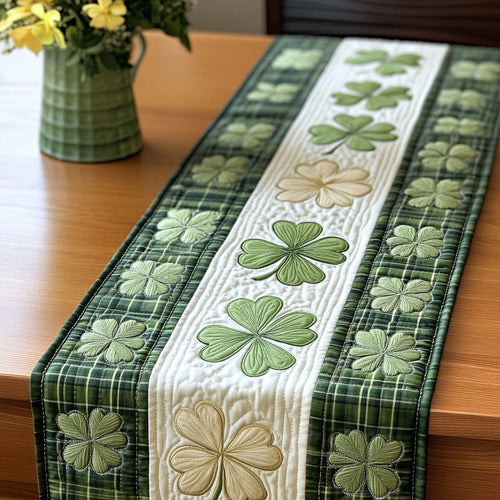 Irish Luck Quilted Table Runner NCU0NT3350