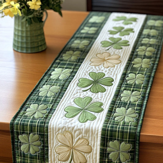 Irish Luck Quilted Table Runner NCU0NT3350