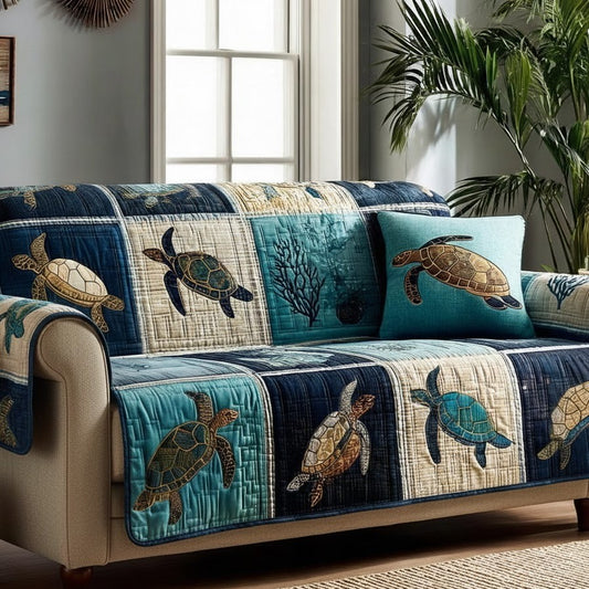 Island Turtle Quilted Sofa Cover NCU0DV9246