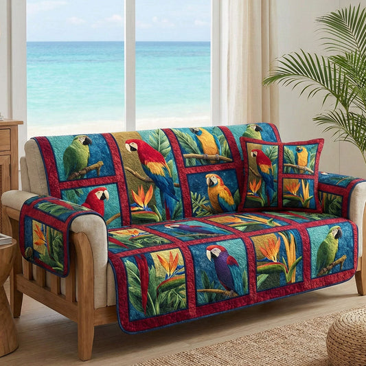 Island Bloom Quilted Sofa Cover NCU0NT12158