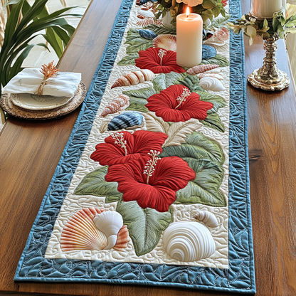 Island Bloom Quilted Table Runner NCU0VH5028