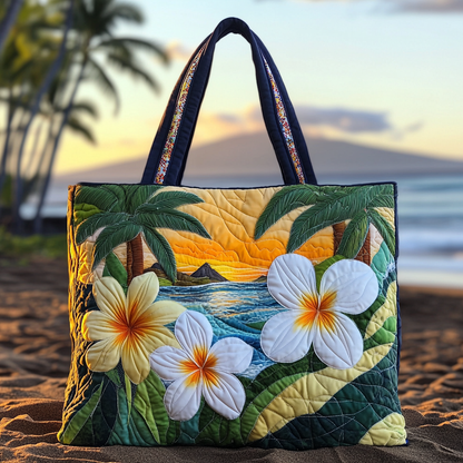 Island Bloom Quilted Tote Bag NCU0VL2751