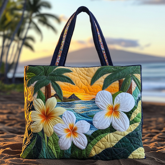 Island Bloom Quilted Tote Bag NCU0VL2751