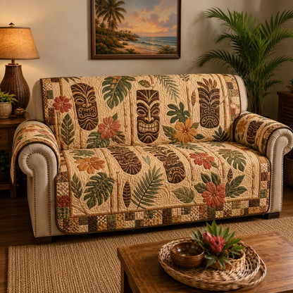 Island Breeze Quilted Sofa Cover NCU0DV9834
