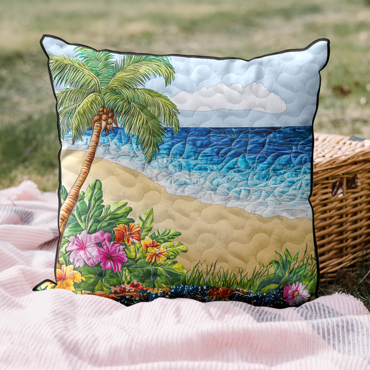 Island Escape Quilted Pillow Case NCU0DK6348