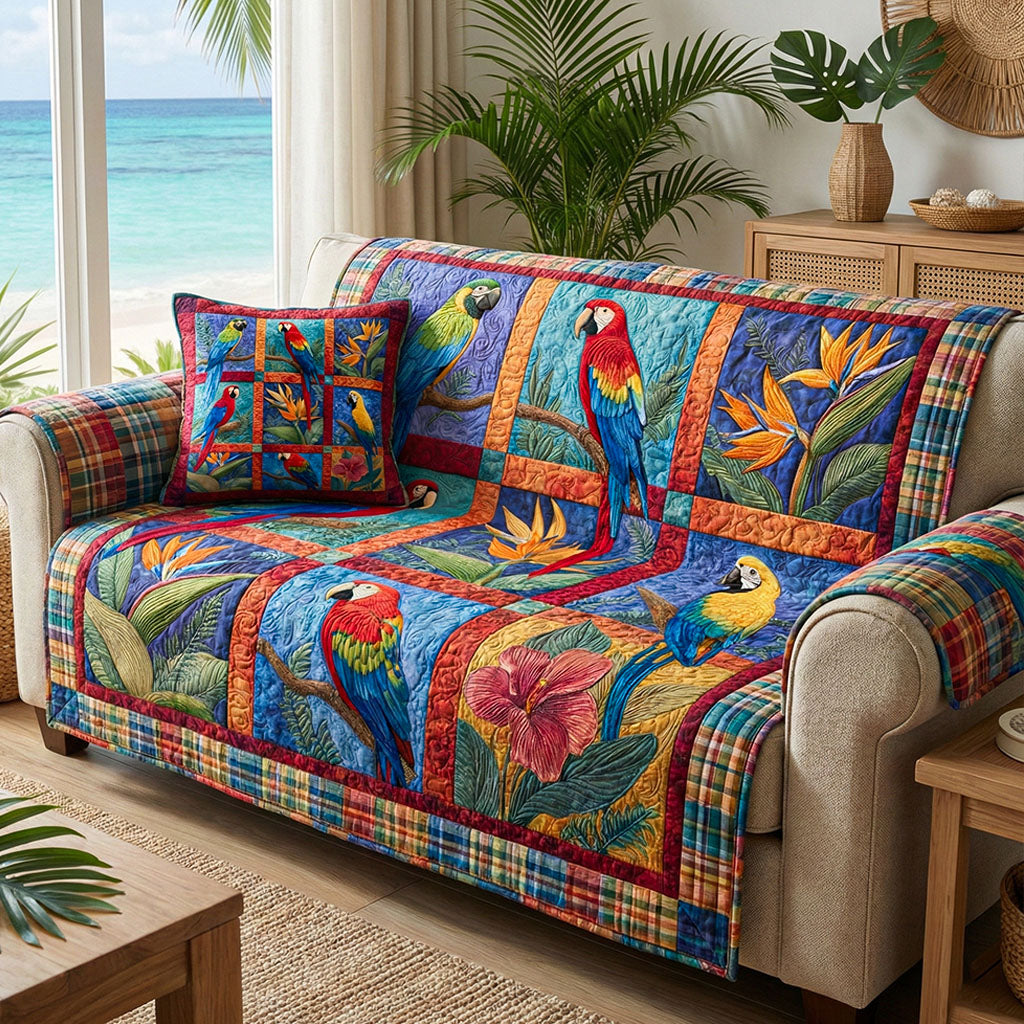 Island Garden Quilted Sofa Cover NCU0NT12160