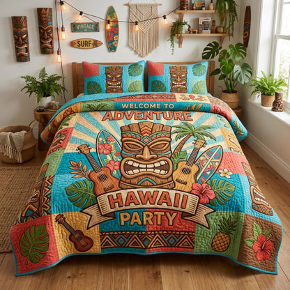 Island Guardian 3-Piece Quilted Bedding Set NCU0TD2704