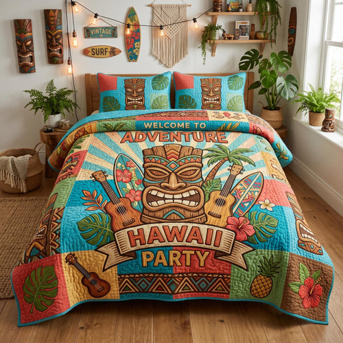 Island Guardian 3-Piece Quilted Bedding Set NCU0TD2704