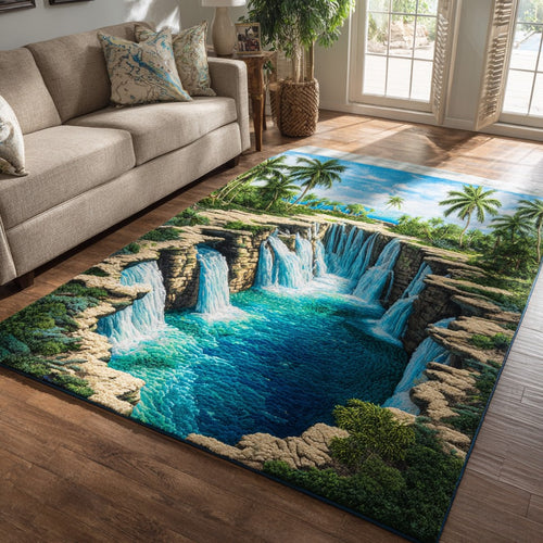 Island Lagoon Area Rug NCU0VL3498
