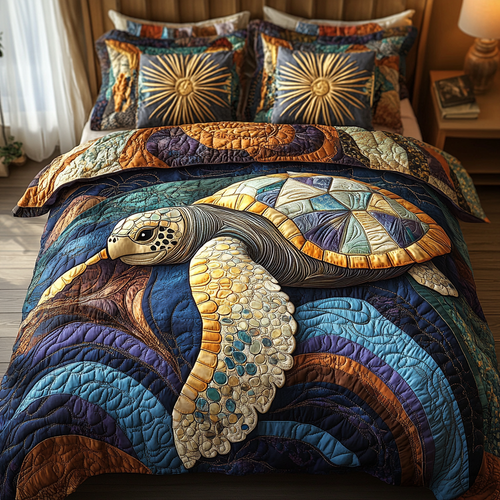 Island Nomad 3-Piece Quilted Bedding Set NCU0DK5146