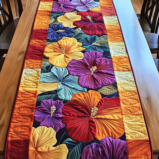 Island Petals Quilted Table Runner NCU0VH4903