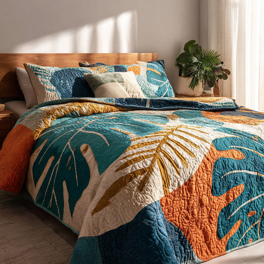 Island Retreat 3-Piece Quilted Bedding Set NCU0VL3437