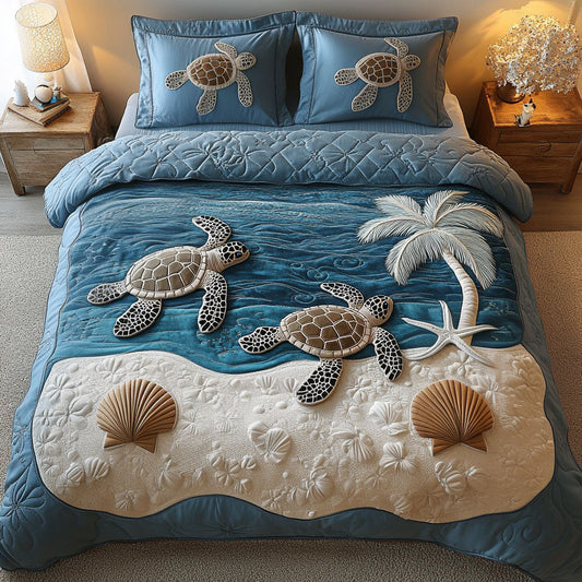 Island Roamer 3-Piece Quilted Bedding Set NCU0NT7017