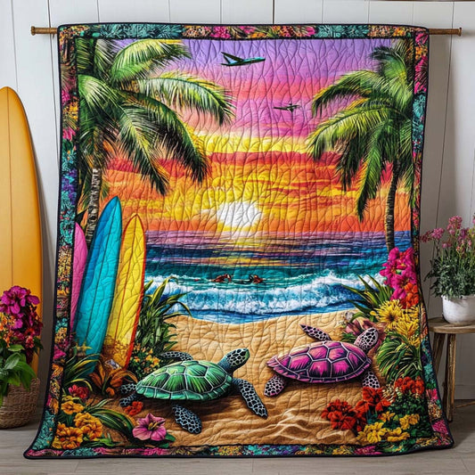 Island Shellscape Quilted Blanket NCU0NT7208