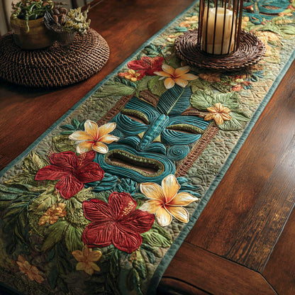 Island Totem Quilted Table Runner NCU0NT12792