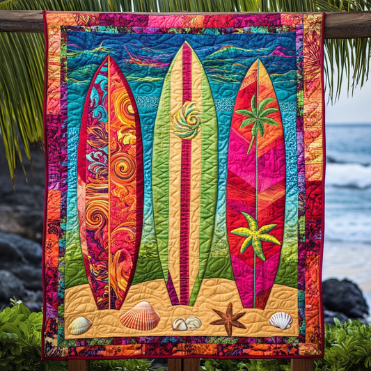 Island Vibes Quilted Blanket NCU0VL2704