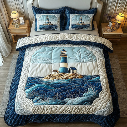 Island Watch 3-Piece Quilted Bedding Set NCU0NT4270
