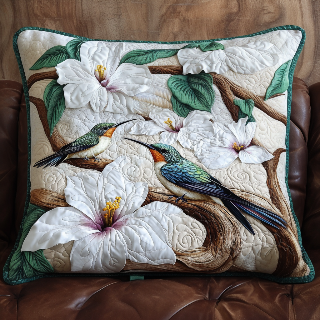 Ivory Whisper Wings Quilted Pillow Case NCU0NT6212