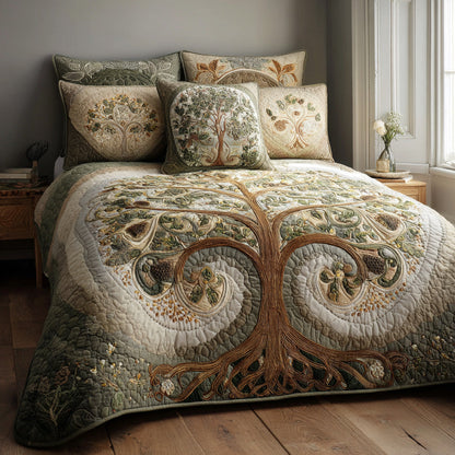 Ivory Grove 3-Piece Quilted Bedding Set NCU0VL3074
