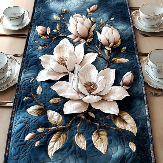 Ivory Petal Dream Quilted Table Runner NCU0PT3984