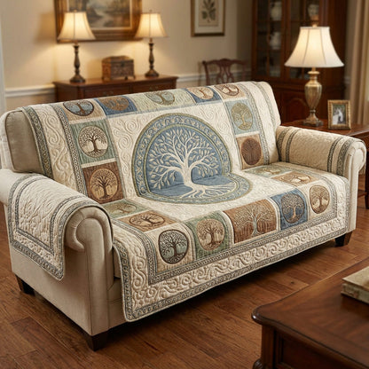Ivory Tree Grace Quilted Sofa Cover NCU0TV1576