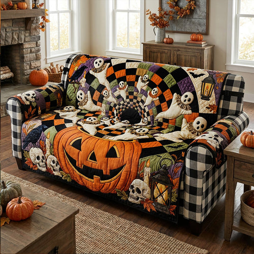 Jack-o-Portal Quilted Sofa Cover NCU0PT11818