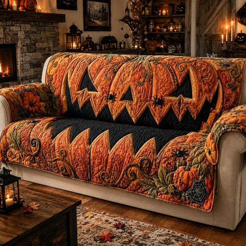 Jack O Maw Quilted Sofa Cover NCU0TV2065