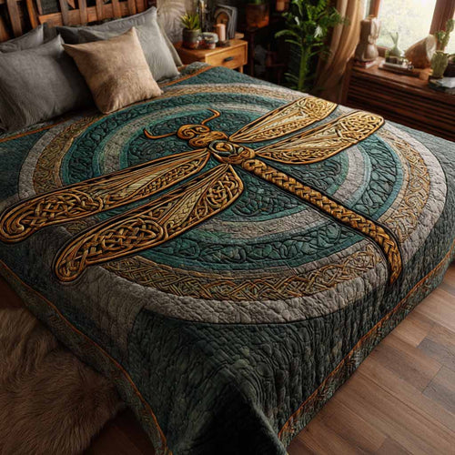 Jade Circle Quilted Blanket NCU0XD2681