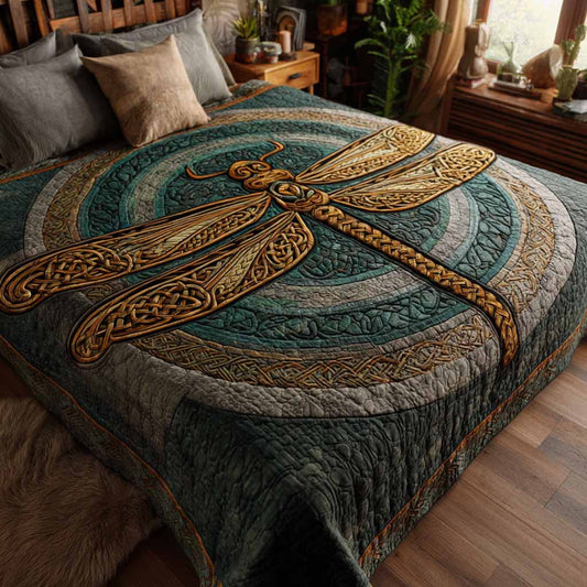 Jade Circle Quilted Blanket NCU0XD2681