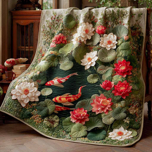 Jade Garden Quilted Blanket NCU0XD2650