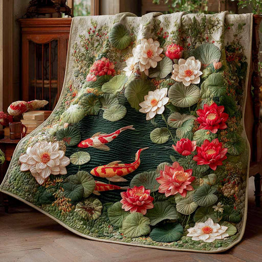 Jade Garden Quilted Blanket NCU0XD2650